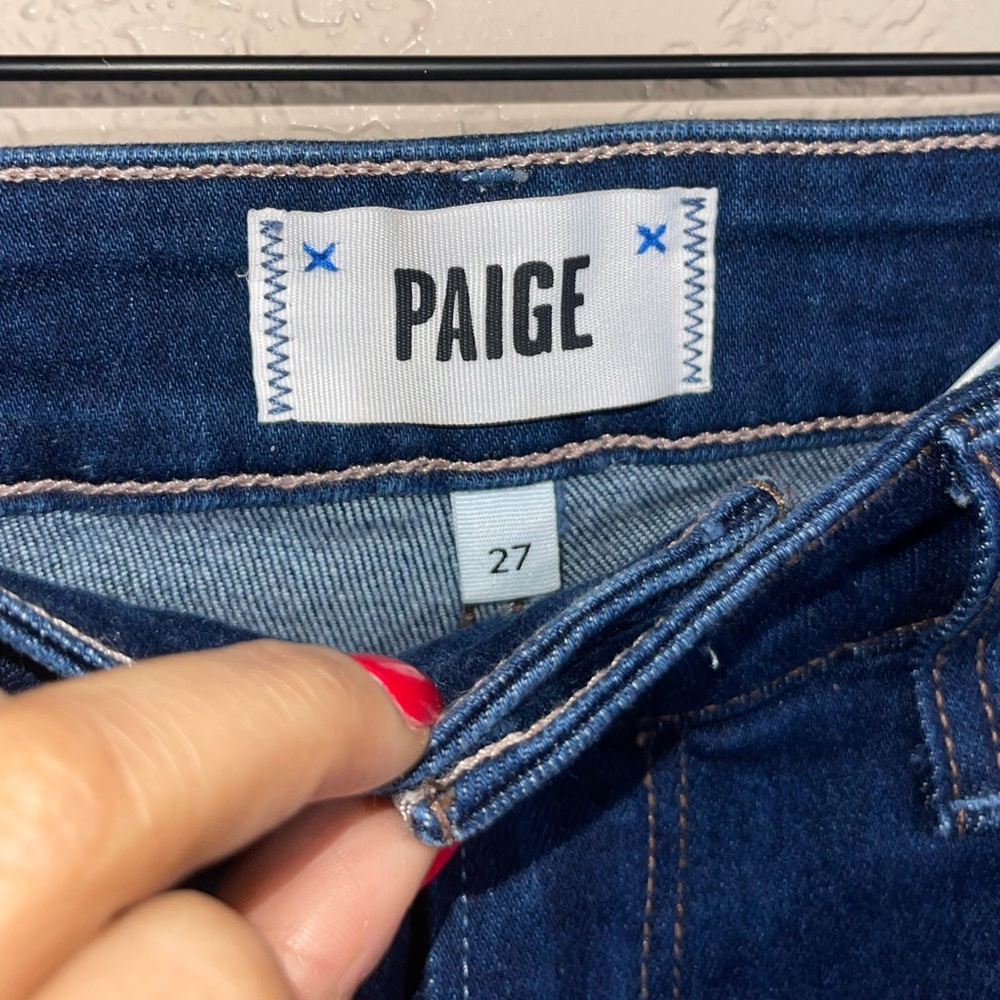 Paige | Anessa High Rise Wide Leg Jeans Size: 27 - Picture 3 of 6